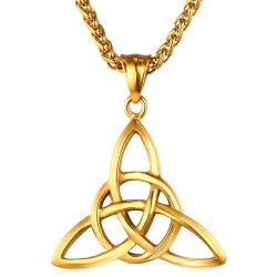 Celtic knots shaped pendant - stainless steel necklaces - viking styleNecklaces