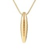 Necklace with bullet shaped pendant - memorial cremation ash holder - mini urn - openableNecklaces