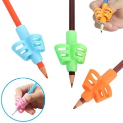 Pencil / pen holder - silicone aid grip - finger posture correction - 10 piecesPens & Pencils