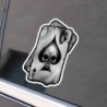 Reflective car / motorcycle sticker - skull / Aces cardsStickers