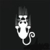 Window car sticker - reflective - climbing catStickers