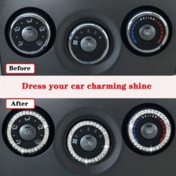 Car engine start / stop switch button cover - with crystalsStyling parts