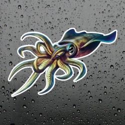 Car sticker - devil fish - waterproofStickers