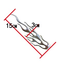 Car / motorcycle sticker - 3D fire flameStickers