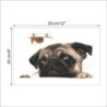 Car window sticker - vinyl - waterproof - dog with a snailStickers