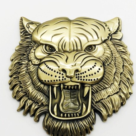 Car / motorcycle sticker - metal emblem - 3D tiger's headStickers