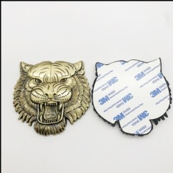 Car / motorcycle sticker - metal emblem - 3D tiger's headStickers