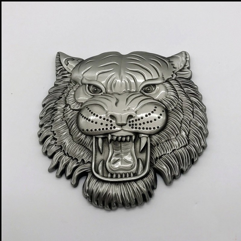 Car / motorcycle sticker - metal emblem - 3D tiger's headStickers