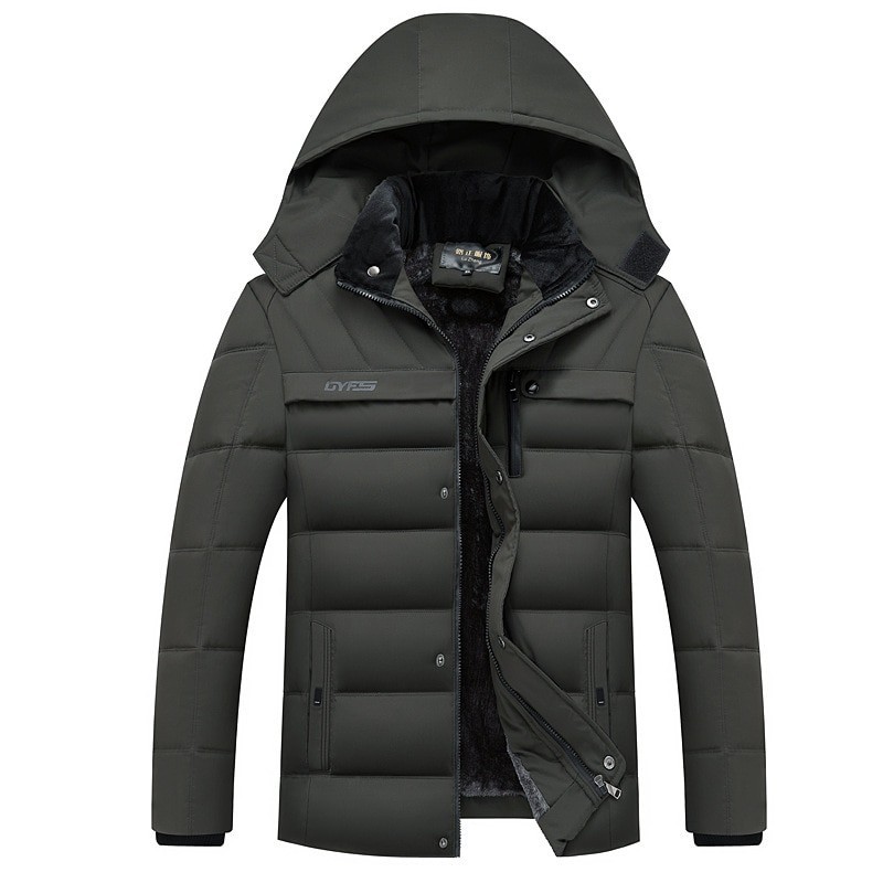 Thick warm winter jacket with hoodJackets Thick warm winter jacket with hoodJackets
