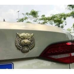 Car / motorcycle sticker - metal emblem - 3D tiger's headStickers