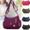Fashionable shoulder bag - with zipper - large capacity - nylon - waterproofBags