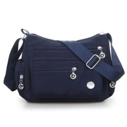 Fashionable shoulder bag - with zipper - large capacity - nylon - waterproofBags