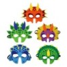 Funny animal shaped masks - dinosaur - for children - Halloween / party - 5 piecesMasks