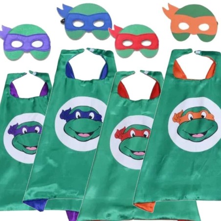 Ninja turtles costume - for children - cloak / eye maskCostumes