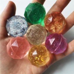 Diamond bouncing balls - rubber - toy - 10 piecesBalls