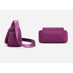 Fashionable shoulder bag - with zipper - large capacity - nylon - waterproofBags