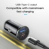 Mini - dual USB car charger - quick charge - type-C - 48W - QC3.0 PD3.0Interior accessories