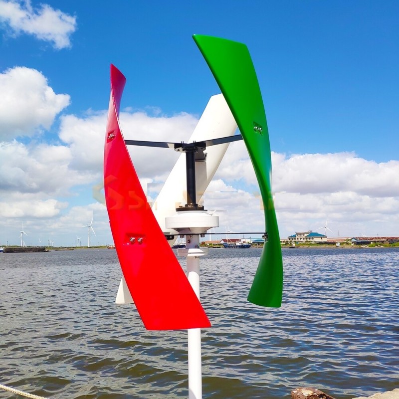 Wind turbine generator - vertical dynamo - alternative energy - 400W / 600W / 800W - 12V / 24V / 48VWind