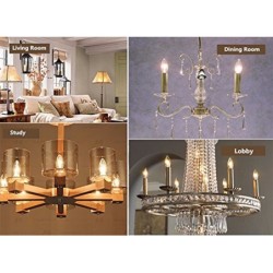 LED bulb - candle type - dimmable - 6W - E12 / E14E14