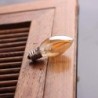 C7 - mini LED night light bulb - candle type - amber glass - E12 / E14 - 0.5WE14