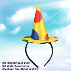 Headband / bow / tie - clown patterns - costume accessoriesCostumes