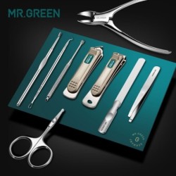 Mr.Green - professional manicure set - nail clipper / scissors / tweezer - 9 piecesEquipment