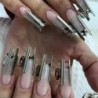 Extension pinching clips - for acrylic / gel nails - stainless steelEquipment