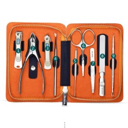 Mr.Green - professional manicure set - nail clipper / scissors / tweezer - 9 piecesEquipment