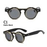 Vintage flip up sunglasses - steampunk style - double layer - unisexSunglasses