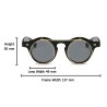 Vintage flip up sunglasses - steampunk style - double layer - unisexSunglasses