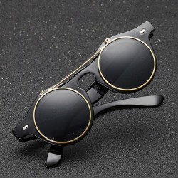 Vintage flip up sunglasses - steampunk style - double layer - unisexSunglasses