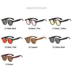 Vintage flip up sunglasses - steampunk style - double layer - unisexSunglasses