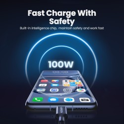 Ugreen - USB type-C cable - fast charging - 6A / 5A - 100W - 480MbpsCables