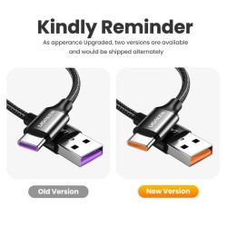 Ugreen - USB type-C cable - fast charging - 6A / 5A - 100W - 480MbpsCables