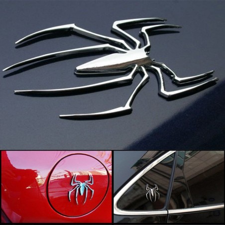 3D spider - metal car stickerStickers
