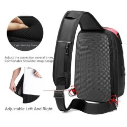 Multifunction crossbody bag - 9.7" laptop backpack - with USB charging port - waterproofBackpacks