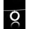 Fashionable round tungsten pendant - with titanium steel necklaceNecklaces