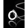 Fashionable round tungsten pendant - with titanium steel necklaceNecklaces