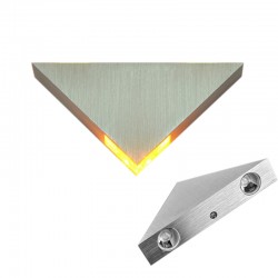 Modern wall lamp - triangle shaped - aluminum - LED - 3WWall lights