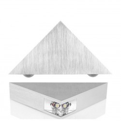 Modern wall lamp - triangle shaped - aluminum - LED - 3WWall lights