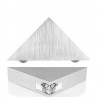 Modern wall lamp - triangle shaped - aluminum - LED - 3WWall lights