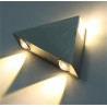 Modern wall lamp - triangle shaped - aluminum - LED - 3WWall lights