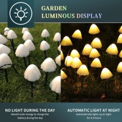 Solar string light - LED - with sticks - waterproof - mushrooms shapedSolar lighting