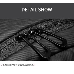 Multifunction crossbody bag - 9.7" laptop backpack - with USB charging port - waterproofBackpacks