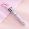 Multi coloured gel pen - with flamingo - 10 ink colorsPens & Pencils