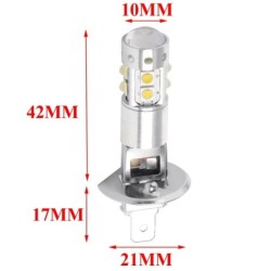 Car headlight - LED bulb - 6000K - H1 - 80W - 2 piecesH1