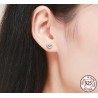 Stud earrings with watermelons - 925 sterling silverEarrings