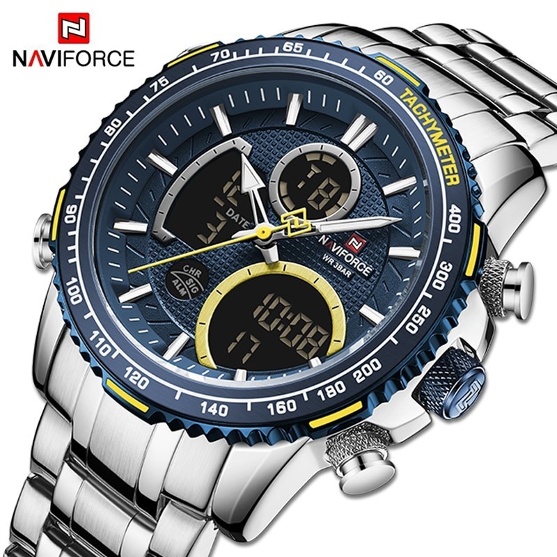 NAVIFORCE - luxurious sport Quartz watch - LED display - waterproofWatches