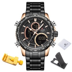 NAVIFORCE - luxurious sport Quartz watch - LED display - waterproofWatches