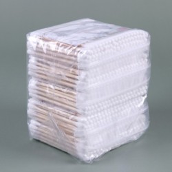 Cleaning cotton swabs - wooden sticks - double head - for nose / ears cleaning - 500 piecesCare